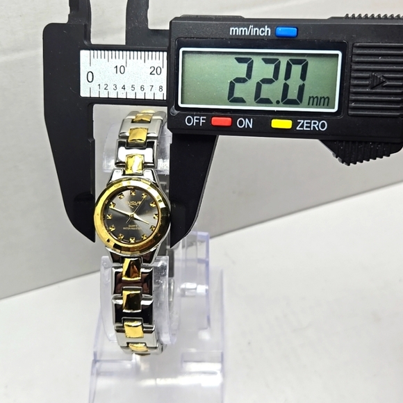 Womens Clique Quartz Watch Two Tone Water Resistant Japan Movt New Battery - Picture 4 of 9